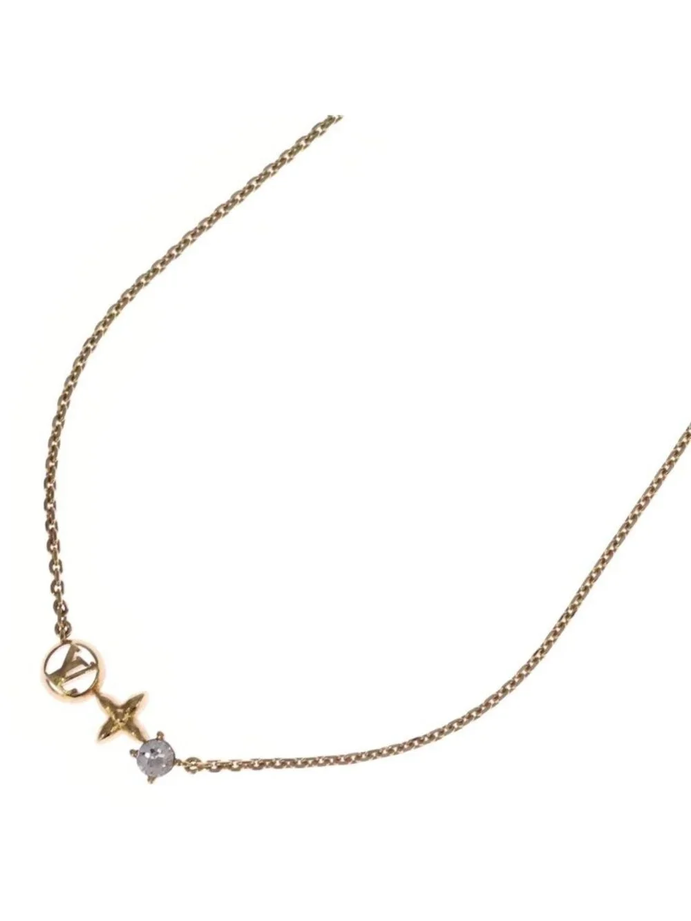 Louis Vuitton Corrier Petit Pendant Chain Gold